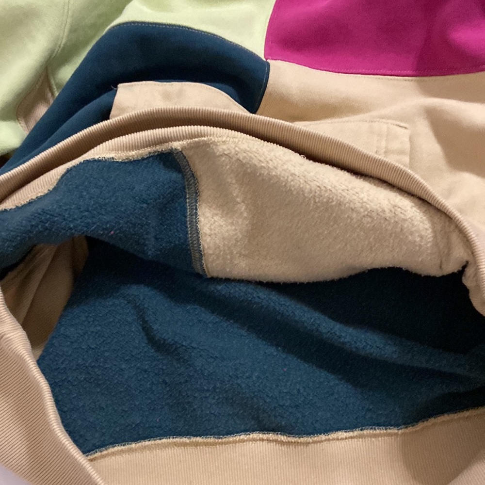 Champion Reverse Weave Color Block Hoodie Size M - image 7